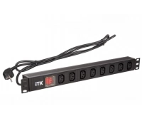 Блок розеток 19” со шнуром ITK PH12-8C131