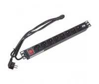 Блок розеток 19” со шнуром ITK PH12-8D1-P