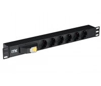 Блок розеток 19” без шнура ITK PH21-6D3