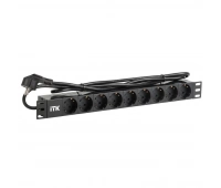 Блок розеток 19” со шнуром ITK PH22-9D1