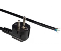 Кабель с вилкой Hyperline PWC-SHM-OE-1.8-BK