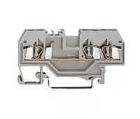 Клемма проходная на DIN рейку WAGO WAGO 280-681 клемма 3-х проводная