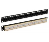 Патч-панель 19", 1U, 16 портов RJ-45, категория 5e Hyperline PP3-19-16-8P8C-C5E-110D