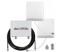 Комплект усиления сотовой связи 2100/2600 МГц Далсвязь DS-2100/2600-17 C3