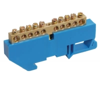 Шина на DIN-изоляторе IEK Шина N ноль ШНИ-8х12-10-Д-С (YNN10-812-10D-K07)