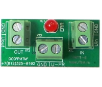 Одноканальный электронный предохранитель/ограничитель тока Ритм PRT1