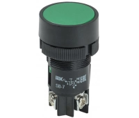 Кнопка Пуск зеленая IEK Кнопка SВ-7 Пуск зеленая D=22 мм (BBT40-SB7-K06)