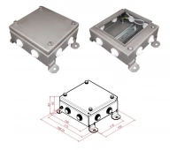 Гефест КМ IP54-1515, 8 вводов, нержавейка