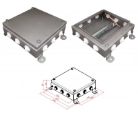Гефест КМ IP54-2020, 12 вводов, нержавейка