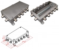 Гефест КМ IP66-1530, 14 вводов, нержавейка