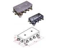 Гефест КМ-О (16к)-IP66-1224, 12 вводов, нержавейка