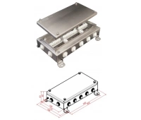 Гефест КМ-О (28к)-IP54-1530, 14 вводов, нержавейка