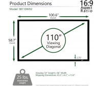 Экран на раме Elite screens SB110WH2