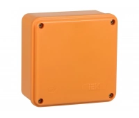 Коробка распаячная огнестойкая с гладкими стенками IEK Коробка 100х100х50 6P IP44 (UKF20-100-100-050-6-4-09)