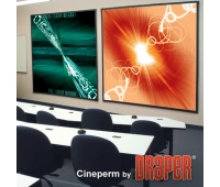 экран на раме настенный с высоко контрастным полотном Draper Cineperm