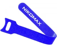 Стяжка-липучка с мягкой пряжкой NIKOMAX NMC-CTV150-12-SB-BL-10 (10шт)