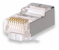 SUPRLAN Коннекторы 8P8C FTP Cat.5e 3U (RJ-45) (100шт) (10-0201)