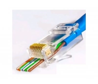 Разъем RJ-45 Прочие зарубежные RJ-45 джек сквозной (8P8C) (100 шт)