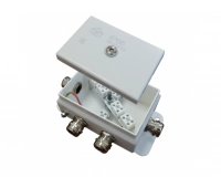 Коробка монтажная огнестойкая из оцинкованной стали Гефест КМ-О (12к)-IP66 0812, 6 вводов