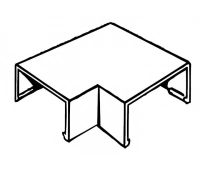 Угол плоский Экопласт ML40/40 (72309-E110) (уп. 10)