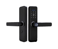 Замок электромеханический врезной биометрический Alarmico ALFL-17BL