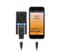 Компактный конденсаторный микрофон IK MULTIMEDIA iRig Mic Studio - Black