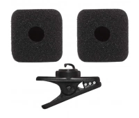 Комплект из двух cменных ветрозащит и прищепки Shure RK377