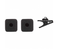 Комплект из двух cменных ветрозащит и прищепки Shure RK377