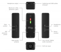 Универсальный микрофонный интерфейс IK MULTIMEDIA iRig Pre HD