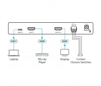 Масштабатор HDMI и USB-C в HDMI 4K/60 (4:4:4) Kramer VP-424C