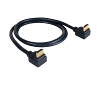 Высокоскоростной кабель HDMI 4K/60 (4:4:4) и Ethernet (вилка-вилка), угловые разъемы Kramer C-HM/RA2-3