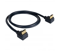 Высокоскоростной кабель HDMI 4K/60 (4:4:4) и Ethernet (вилка-вилка), угловые разъемы Kramer C-HM/RA2-6
