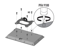 Резьбовая втулка-переходник Vogels PFA 9100