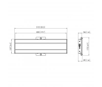 Крепежная планка шириной 515 мм для направляющих модульной крепежной системы Connect-it Vogels PFB 3405