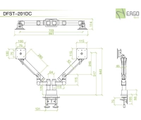 ErgoFount DFST-201DC