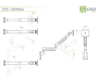 ErgoFount DFS-102WSlat