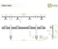 Настольное крепление для 4 мониторов ErgoFount TBSS-400C