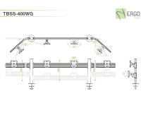 Настольное крепление для 4 мониторов ErgoFount TBSS-400WG