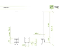 Основание для крепления серии TBSS ErgoFount TB-450B/C