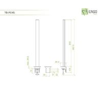 Основание крепления ErgoFount TB-PC4S