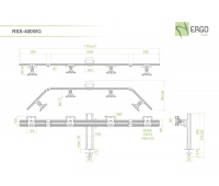 Настольное крепление для 4 мониторов ErgoFount RSS-400WG