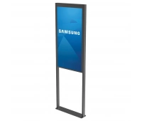 Декоративная рама для установки двусторонней панели Samsung OM55N-D на пол Peerless-AV DS-OM55ND-FLOOR