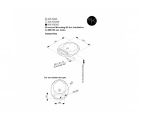 Монтажный комплект для профиля Conceptum F-Profile Kondator 438-502AB