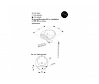 Монтажный комплект для профиля Conceptum F-Profile Kondator 438-502AW