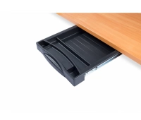 Выдвижной пластиковый ящик-органайзер для канцелярских принадлежностей под стол, средний ErgoFount PDS-01