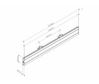 Крепежная планка шириной 1175 мм для направляющих модульной крепежной системы Connect-it Vogels PFB 3411