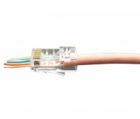 Разъем RJ-45 Hyperline PLEZ-8P8C-U-C6-100 (100 шт)