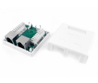 Hyperline SB1-2-8P8C-C6-SH-WH