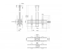 Vogels C1564 Dual Silver