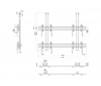 Потолочное крепление для видеостены Vogels C2230 Black